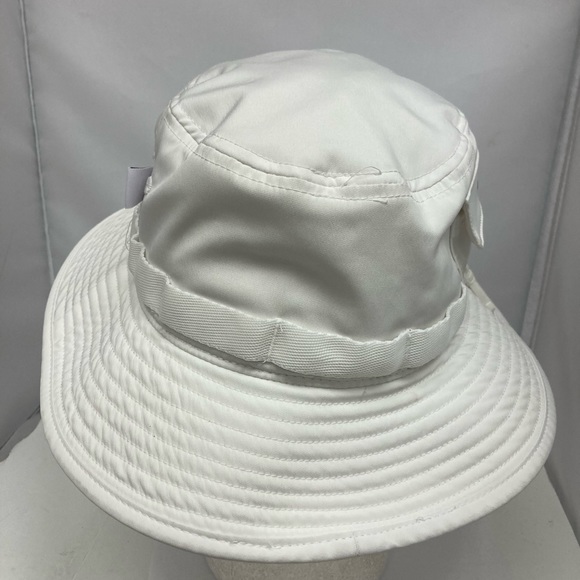 Adidas White Boonie Bucket Sun Hat W Pocket Adjustable Chin Strap Unisex OSFA - Picture 4 of 11